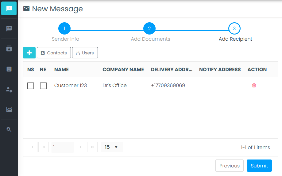 fax from web client faxserver.net